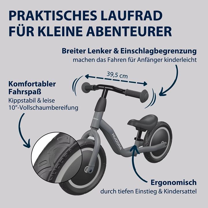 Actual product image Hudora Cruisy 10 balance bike (10")