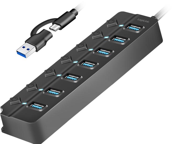 Produktbild LogiLink UA0420 (USB-C, 7 Ports)