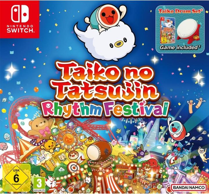 Image du produit Bandai Namco Taiko No Tatsujin : Festival du Rythme (Switch, DE, FR, IT)