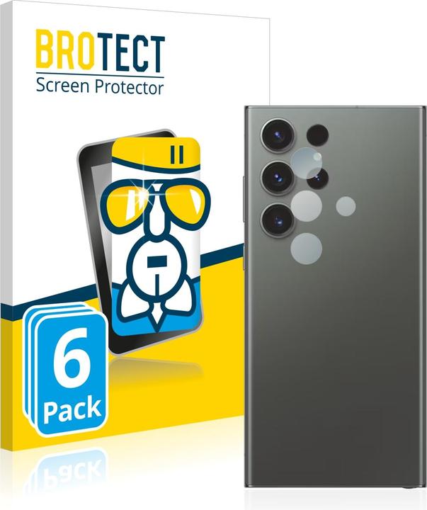 Produktbild BROTECT AirGlass Panzerglasfolie (6 Stk., Samsung Galaxy S23 Ultra)