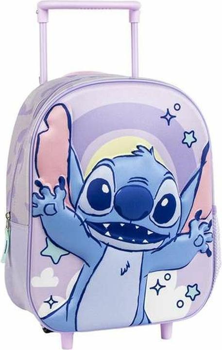 Immagine prodotto Cerda Schulrucksack 3D mit Rädern Stitch Lila 25,0 x 31,0 x 10,0 cm