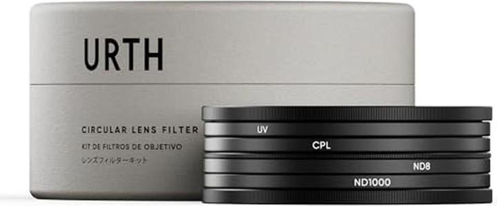 Produktbild Urth 77mm UV, Circular Polarizing (CPL), ND8, ND1000 Lens Filter Kit (Plus+) (77 mm, UV-Filter, 77 mm)