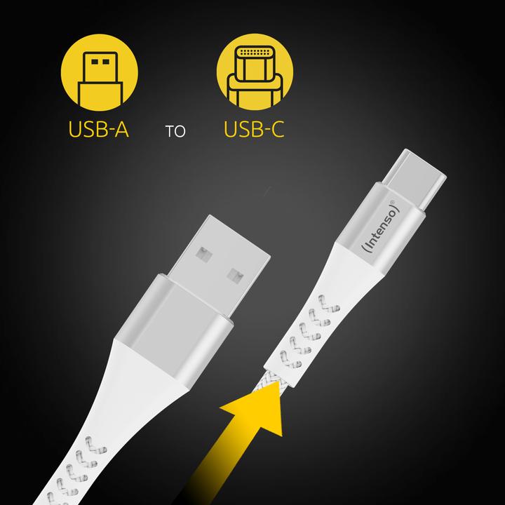 Actual product image Intenso USB A - USB Type C (1.50 m, USB 2.0, 60 W)