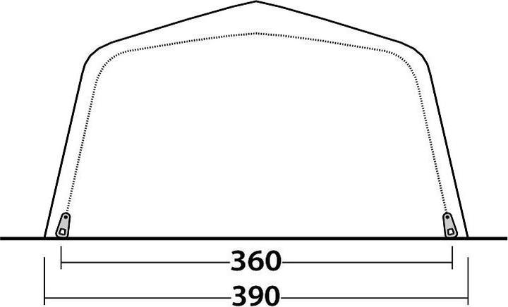 Produktbild Outwell Roseville 6SA (Tunnelzelt, 34.50 kg, 6 Personen)
