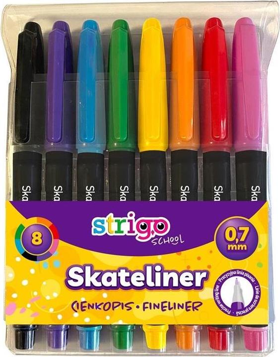 Image du produit Stigo Bike Skateliner Fineliner 0,7 mm 8 Stück STRIGO (8x)