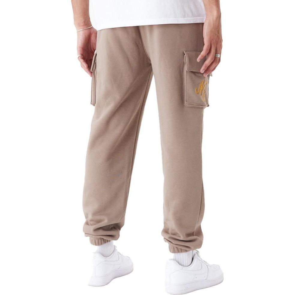 Thumbnail - New Era, Herren, Hosen, Jogger CARGO Sweatpants - ash brown - L, Braun, (L)