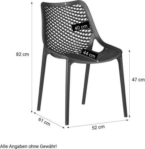 Produktbild Homestyle4u Stapelstühle