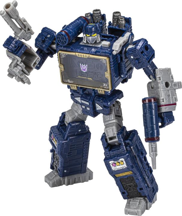 Actual product image Transformers Toy Generations Legacy 17.5 cm tall Voyager Soundwave action figure, for kids a