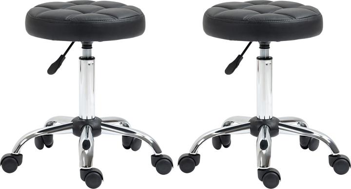 Actual product image Homcom Roller stool set of 2