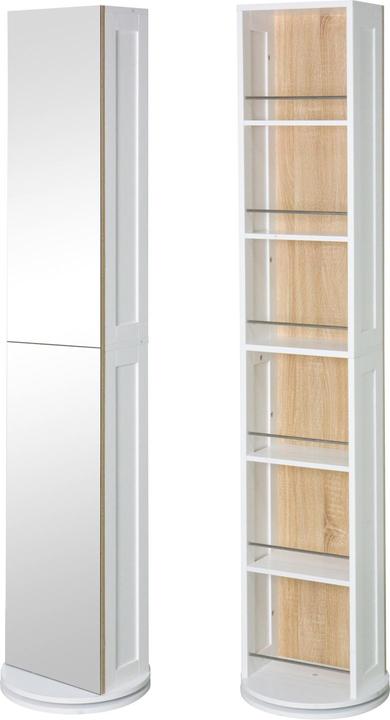 HTI-Living Standspiegel mit Regal und Drehfunktion