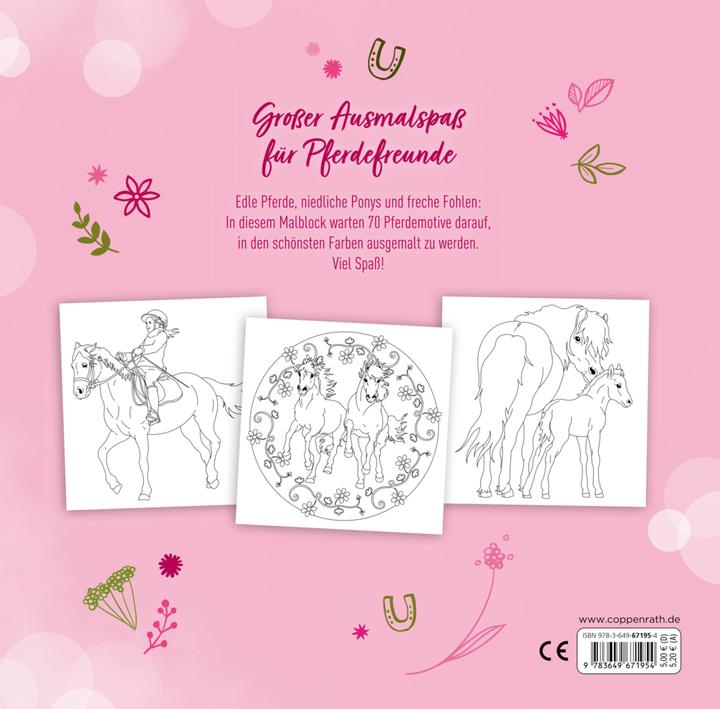 Produktbild Mein superdicker Pferdefreunde-Malblock