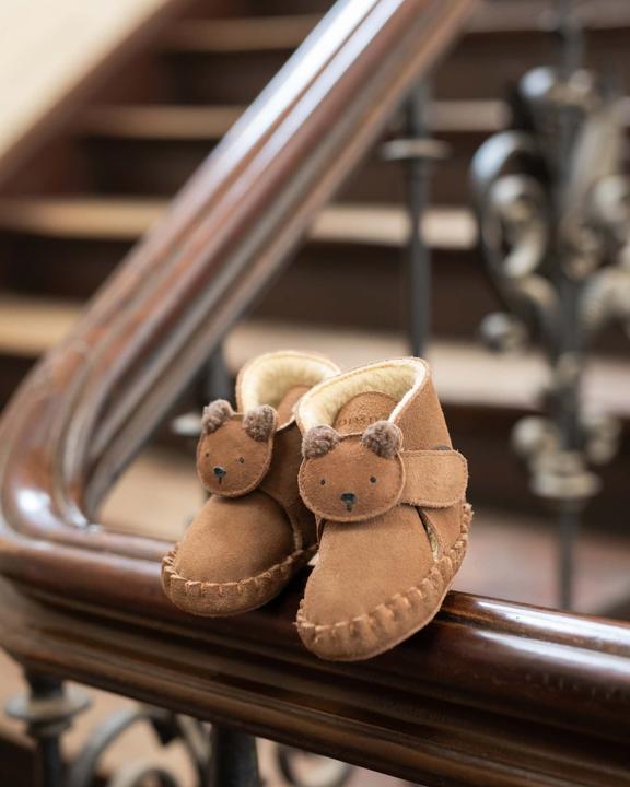 Produktbild Donsje Pouty Booties Fluffy Bear Teddy Brown (20, 21)