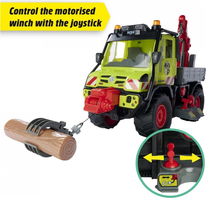 Image du produit Dickie Mercedes Benz Unimog U530 pour les travaux forestiers