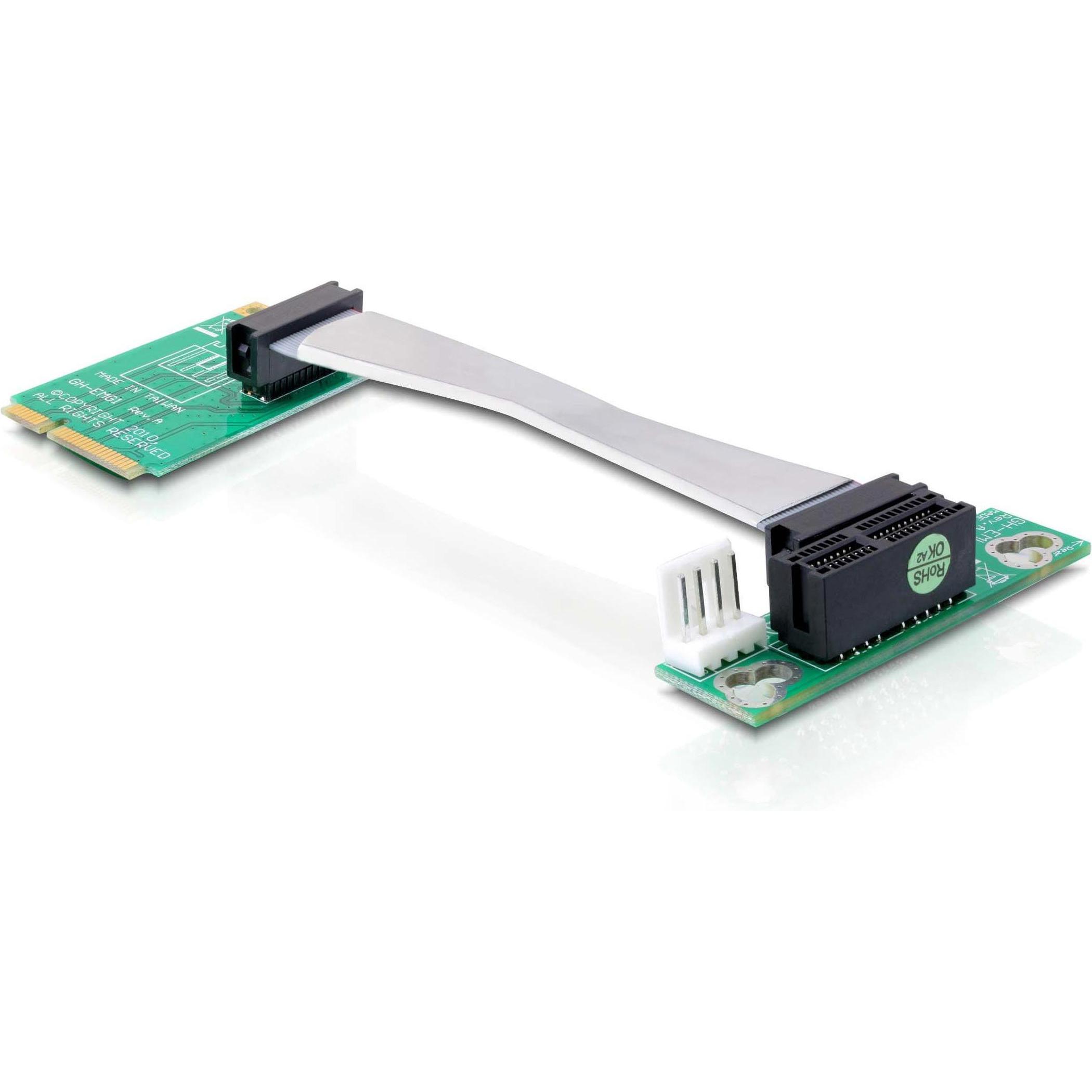 Delock Adattatore per scheda riser Mini PCI Express, Accessori per schede madri