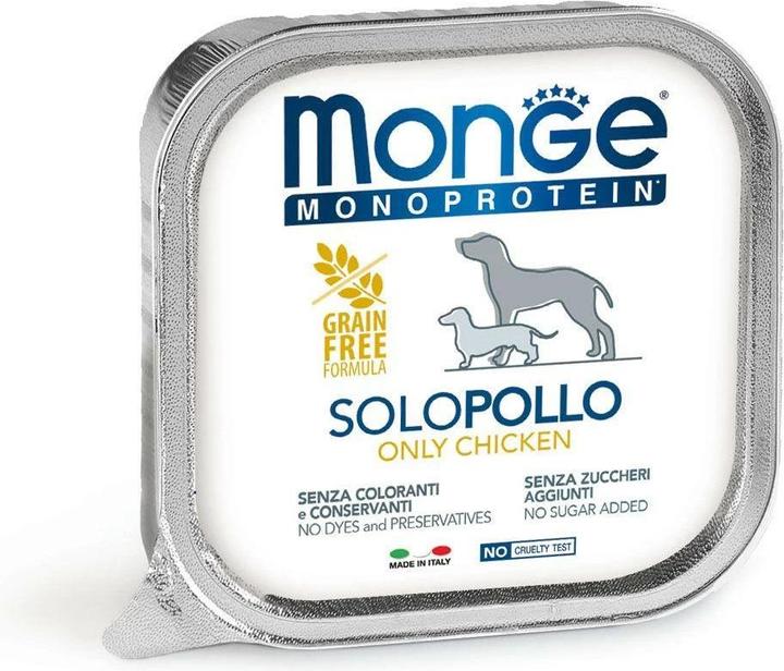 Actual product image Monge Monoprotein SOLO Dog, Chicken (Adult, 1 pcs., 150 g)