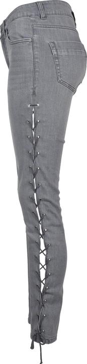 Produktbild Urban Classics Ladies Denim Lace Up Skinny Pants (26)