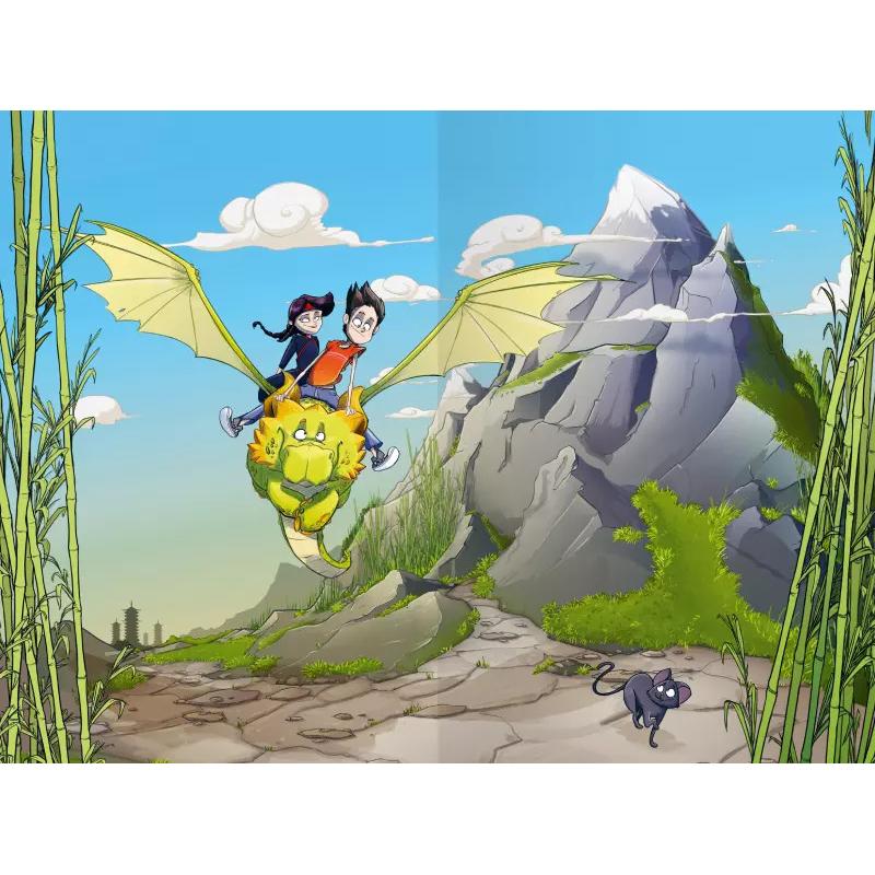 Thumbnail - Dragon Ninjas, Band 1: Der Drache der Berge, Kinderbücher von Michael Petrowitz, Marek Bláha