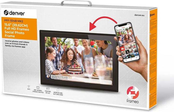 Immagine prodotto Denver Frameo PFF-1514 (15.60", 1920 x 1080 pixel)