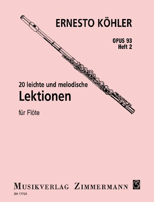 Produktbild 20 leichte und melodische Lektionen (Deutsch, Englisch, Französisch)