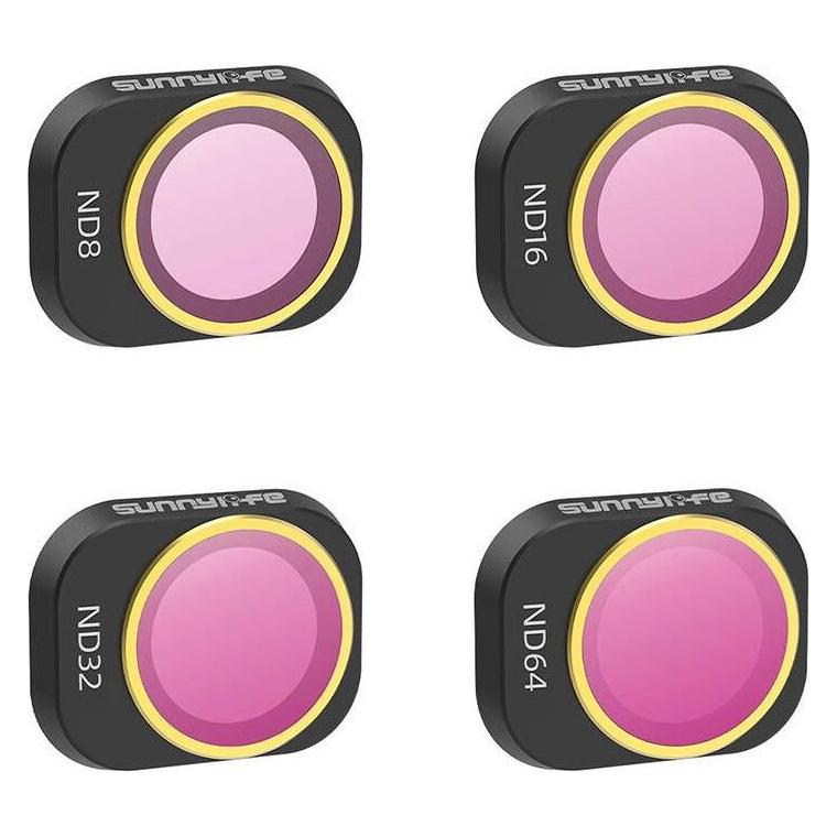 STARTRC Confezione da 4 filtri ND/PL per DJI Air 3 accessori, vetro HD rivestito multiplo, nessun punto di colore e abbagliamento, ND8/PL ND16/PL ND32/PL ND64/PL