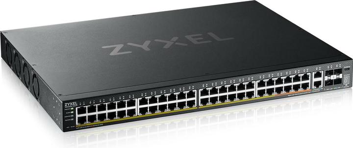 Actual product image Zyxel Layer3 Access Switch, 600W PoE, 48x1G RJ45, 2x10Multi (54 Ports)