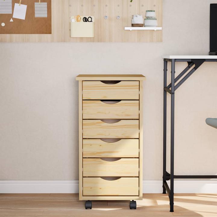 Produktbild vidaXL Rollschrank (39 x 34 x 65.50 cm)