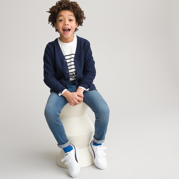 Image du produit La Redoute Collections Cardigan avec col en V (140)