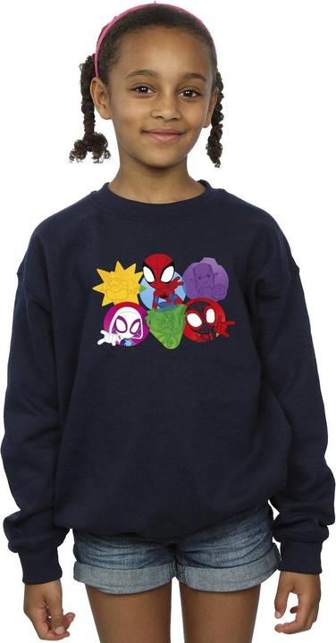 Produktbild Spidey And His Amazing Friends Faces Sweatshirt Mädchen (140, 146)