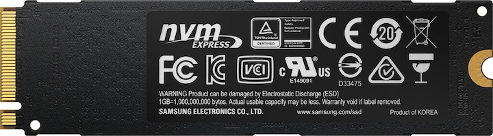 Actual product image Samsung 960 Evo (500 GB, M.2)
