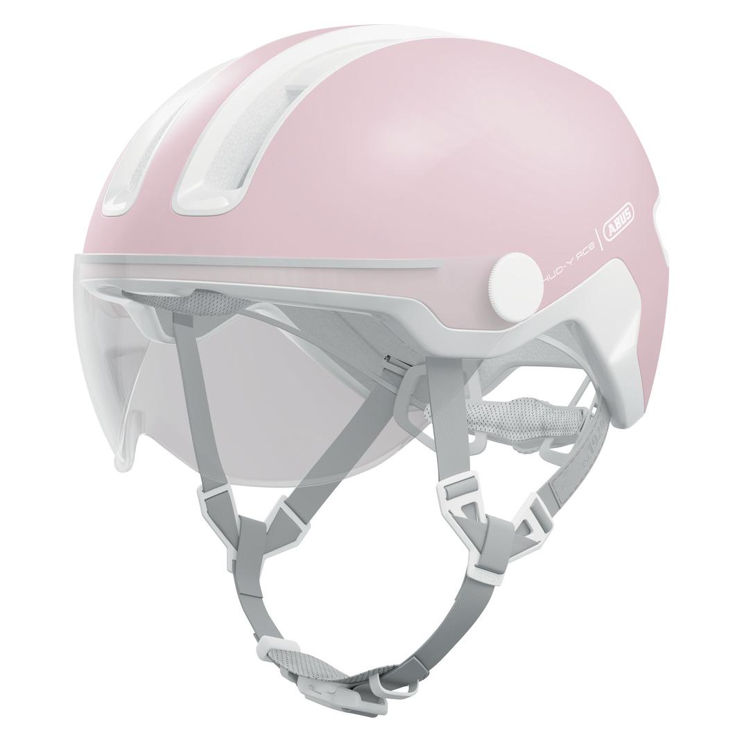 Casque Vélo ABUS HUD-Y ACE - Blanc Brillant, Taille M (54/58), Homme/femme, Neuf