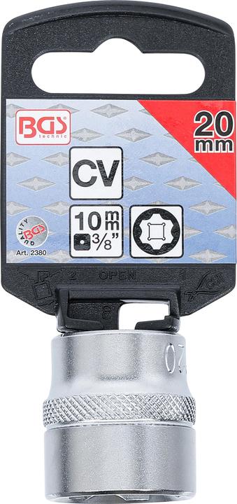 Actual product image BGS Socket, Super Lock 10 mm (3/8") Drive 20 mm (20 mm)