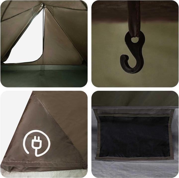 Produktbild vidaXL Campingzelt (2.45 kg, 4 Personen)