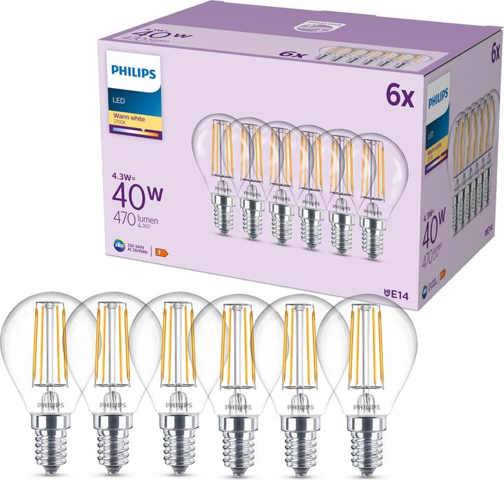 Produktbild LED Lamps LED Classic E14 (E14, 470 lm, 6 x, F)