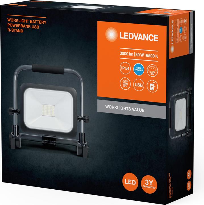 Actual product image Osram WORKLIGHTS VALUE BATTERY 30W 865 (3000 lm)