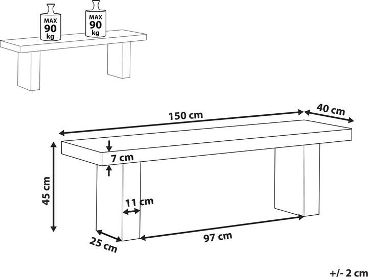 Actual product image Beliani Taranto