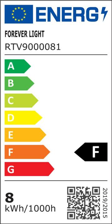 Energie-Label Forever Light LED Bulb RGB E27 (E27, 850 lm, 1x)