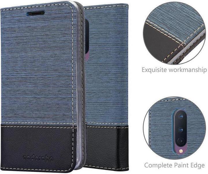 Actual product image Cadorabo Book Jeans Optics Cover (Oneplus 8)
