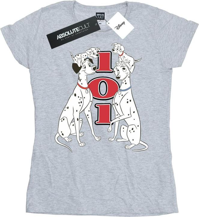 Actual product image Disney Womens/Ladies 101 Dalmatians Family Cotton T-Shirt (XXL)