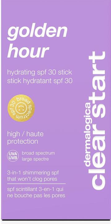 Actual product image Dermalogica Clear Start - Golden Hour Hydrating Spf 30 Stick (Sun stick, SPF 30, 20 ml)