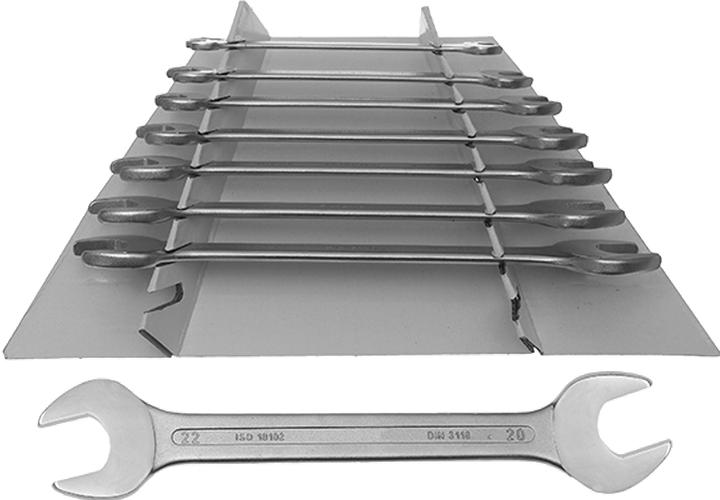 Actual product image Ironside Open-end wrench set Irons. 8tlg (11 mm, 13 mm, 18 mm, 20 mm, 14 mm, 22 mm, 12 mm, 16 mm, 19 mm, 10 mm, 17 mm, 15 mm)