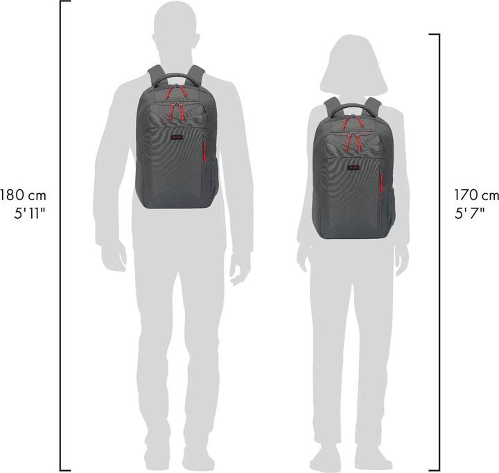 Produktbild Dicota Backpack SPIN II 13-16 Grey (18 l)