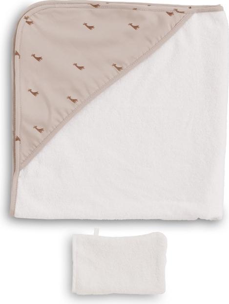 Gloop! Serviette à capuche et gant de toilette