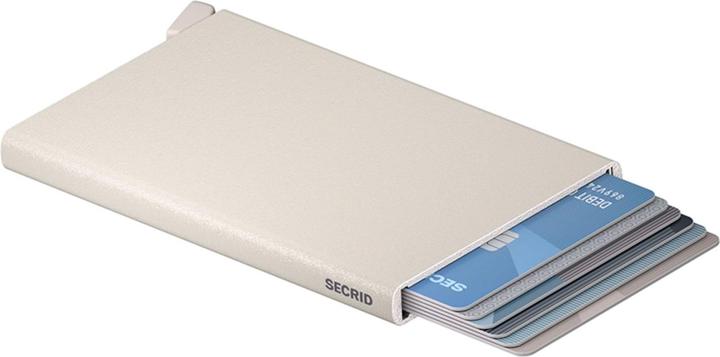 Actual product image Secrid Pasjeshouder / Kaarthouder Uitschuifbaar RFID Aluminium Cardprotector Wit