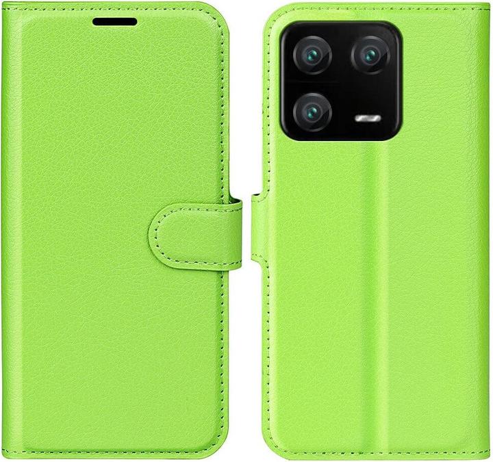 Actual product image Cover-Discount Xiaomi 13 Pro - Leather Case Cover green (Xiaomi 13 Pro)