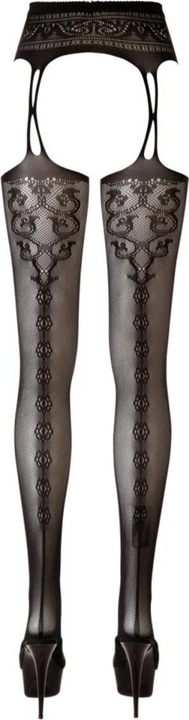 Actual product image Cottelli Collection Suspender and stockings one piece (L, XL)