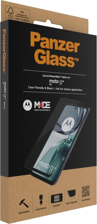Produktbild PanzerGlass Edge-to-Edge (1 Stück, Motorola Edge 30)