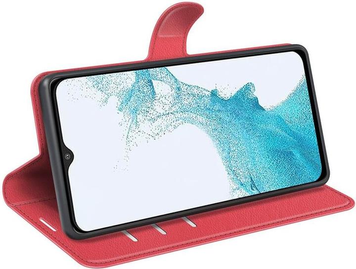 Actual product image Cover-Discount Galaxy A23 - Leather Case Cover red (Samsung Galaxy A23)
