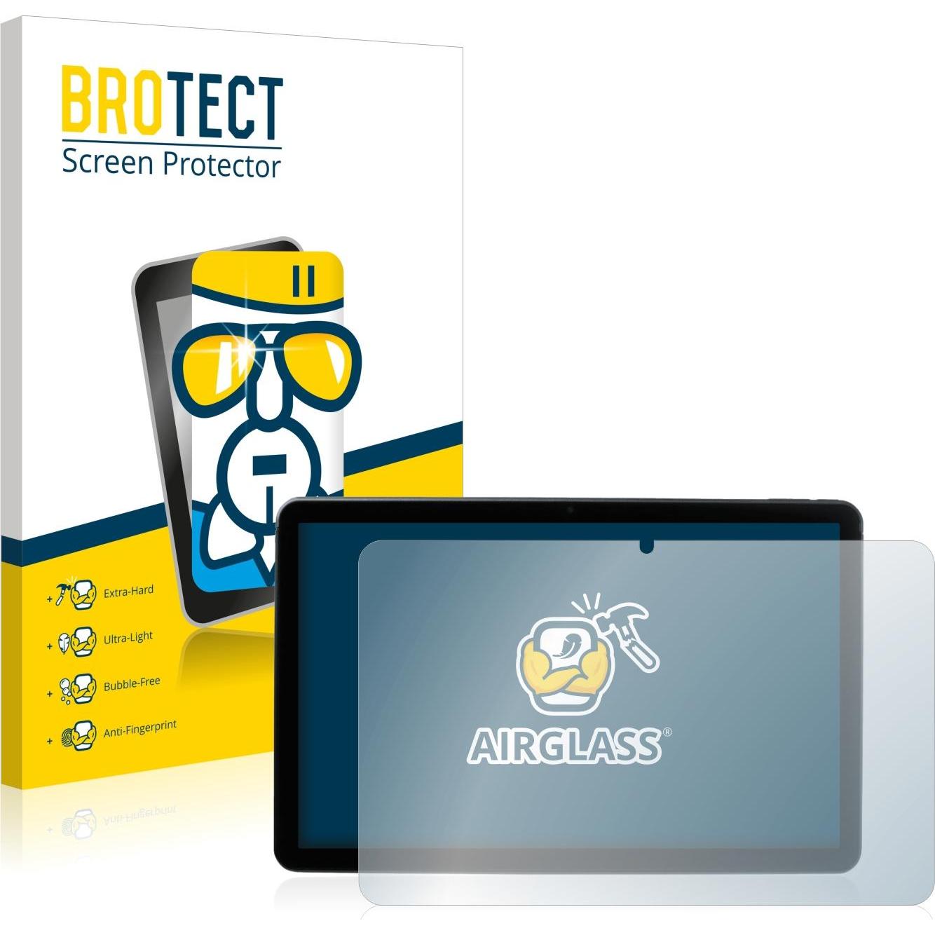 BROTECT AirGlass Panzerglasfolie (1 Stück, Lifetab P10752), Tablet Schutzfolie