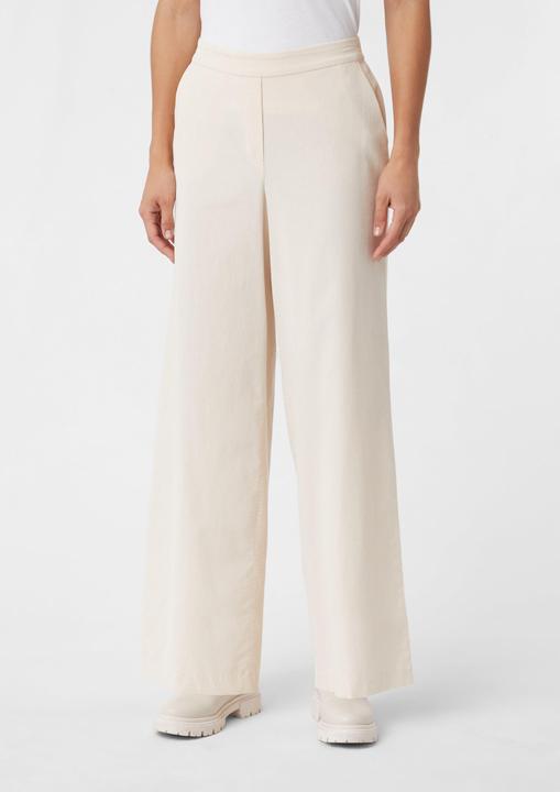 Actual product image Comma Hose Wide-Leg-Hose aus Feincord mit Elastikbund (44)