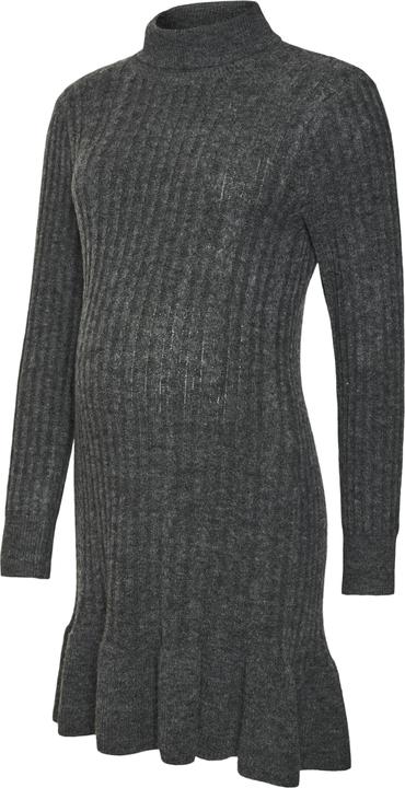 Image du produit Mamalicious Coupe normale Col roulé Manches côtelées Manches étroites Robe courte Robe en tricot (L)
